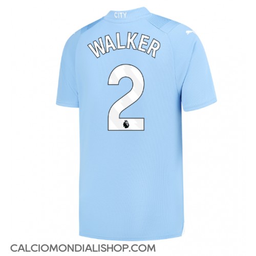 Maglie da calcio Manchester City Kyle Walker #2 Prima Maglia 2023-24 Manica Corta